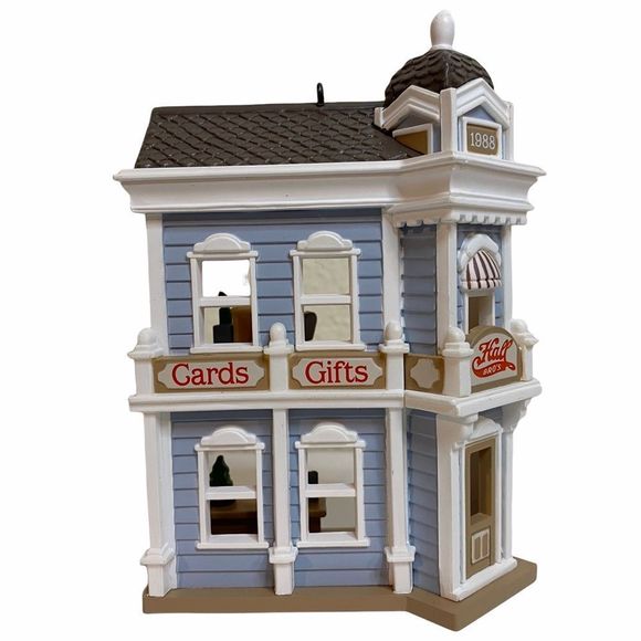 Hallmark Ornament 1988 Hall Brothers Card Shop - Picture 1 of 5